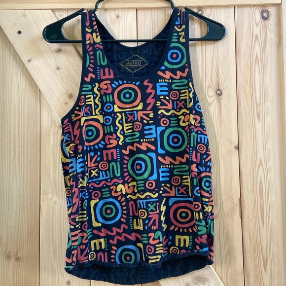 Altru Tops - Altru Apparel Funky 90’s  Print Tank